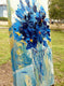 Original art for sale at UGallery.com | Lady Sings the Blues by Judy Mackey | $675 | oil painting | 24' h x 12' w | thumbnail 2