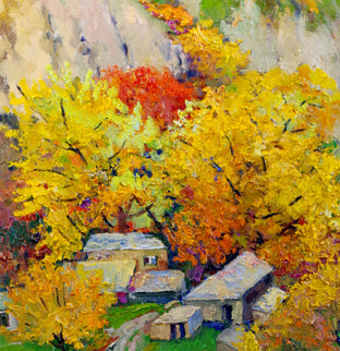 Fall Trees in the Canyon by Suren Nersisyan |   Closeup View of Artwork 