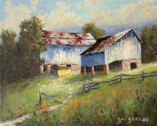 Blue Barns by Gail Greene |  Artwork Main Image 