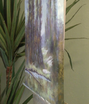 Summer Revelry in High Country by Gail Greene |  Side View of Artwork 