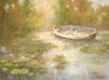 Original art for sale at UGallery.com | A Peaceful Moment by Gail Greene | $475 | oil painting | 12' h x 16' w | thumbnail 1