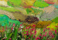 Original art for sale at UGallery.com | Red Roses by Allan P. Friedlander | $900 | oil painting | 24' h x 24' w | thumbnail 4