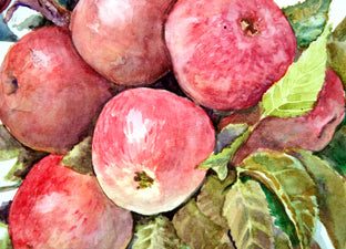 Apples on the Tree by Suren Nersisyan |  Side View of Artwork 