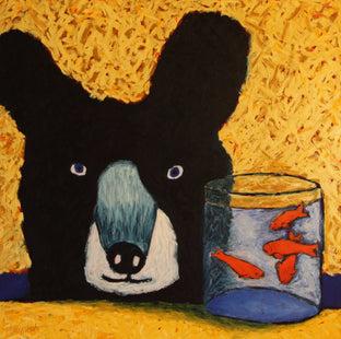 Bear with Goldfish by Jaime Ellsworth |  Artwork Main Image 
