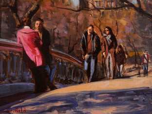 Bow Bridge by Jonelle Summerfield |  Context View of Artwork 