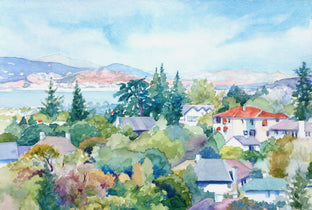 Bay View from Oakland Hills by Catherine McCargar |  Artwork Main Image 