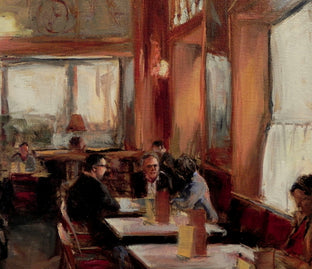 Cafe Bazar by Jonelle Summerfield |   Closeup View of Artwork 