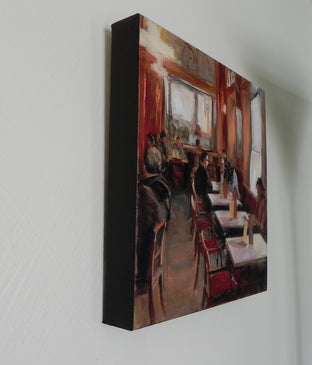 Cafe Bazar by Jonelle Summerfield |  Side View of Artwork 