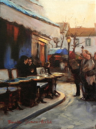 Cafe in Montmartre II by Jonelle Summerfield |  Artwork Main Image 
