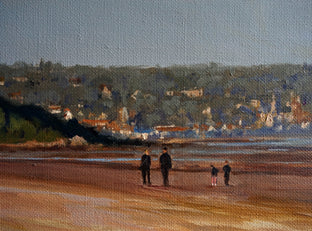 Deauville Beach by Jonelle Summerfield |   Closeup View of Artwork 