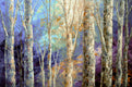 Original art for sale at UGallery.com | Woodland Breezes by Tatiana Iliina | $1,375 | acrylic painting | 24' h x 36' w | thumbnail 1