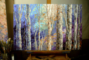 Woodland Breezes by Tatiana Iliina |  Side View of Artwork 