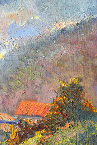 Poplars (morning) by Suren Nersisyan |  Context View of Artwork 