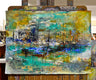 Original art for sale at UGallery.com | Harbor Bay by DL Watson | $675 | acrylic painting | 22' h x 30' w | thumbnail 3