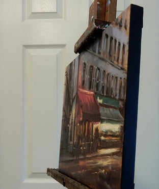 Dusk in Montmartre by Jonelle Summerfield |  Side View of Artwork 