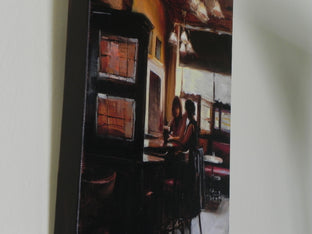 Girl Talk at the Pub by Jonelle Summerfield |   Closeup View of Artwork 