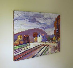 Approaching the Ferry by Robert Hofherr |  Context View of Artwork 