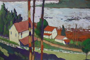 Banks of the Susquehanna by Robert Hofherr |   Closeup View of Artwork 