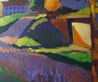 The Long Shadows of Afternoon by Robert Hofherr |   Closeup View of Artwork 
