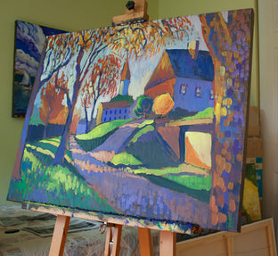The Long Shadows of Afternoon by Robert Hofherr |  Context View of Artwork 