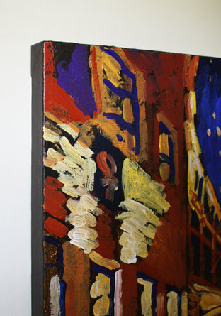Night at the Café by Robert Hofherr |  Side View of Artwork 