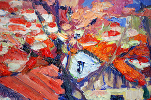 Red Roofs by Suren Nersisyan |  Context View of Artwork 