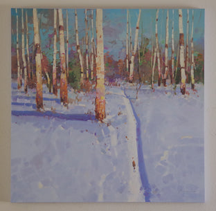 Winter Road by Vahe Yeremyan |  Side View of Artwork 