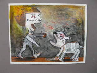 Menage a Trois by Libby Ramage |  Context View of Artwork 