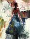 Original art for sale at UGallery.com | Valentine by Naoko Paluszak | $1,500 | oil painting | 28' h x 22' w | thumbnail 1