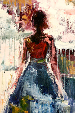 Valentine by Naoko Paluszak |  Side View of Artwork 