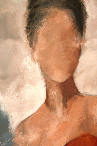 Red Dress by Naoko Paluszak |   Closeup View of Artwork 