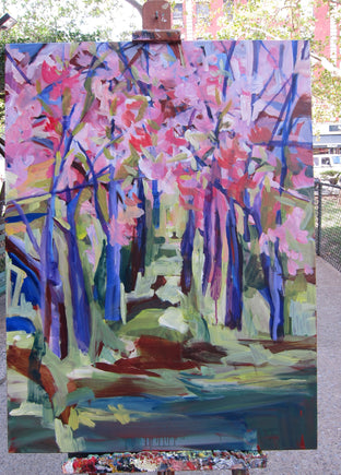 Musical Cherry Blossoms by Colette Wirz Nauke |  Context View of Artwork 