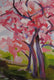 Original art for sale at UGallery.com | Sweet Melodies Of Cherry Blossoms by Colette Wirz Nauke | $925 | acrylic painting | 20' h x 16' w | thumbnail 2
