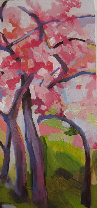 Sweet Melodies Of Cherry Blossoms by Colette Wirz Nauke |  Context View of Artwork 