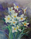 Original art for sale at UGallery.com | Daffodils by Suren Nersisyan | $300 | watercolor painting | 18' h x 15' w | thumbnail 1