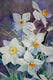 Original art for sale at UGallery.com | Daffodils by Suren Nersisyan | $300 | watercolor painting | 18' h x 15' w | thumbnail 3