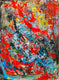 Original art for sale at UGallery.com | Red Sea by DL Watson | $500 | acrylic painting | 30' h x 22' w | thumbnail 1