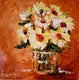 Original art for sale at UGallery.com | I Think He Loves Me by Judy Mackey | $350 | oil painting | 12' h x 12' w | thumbnail 1