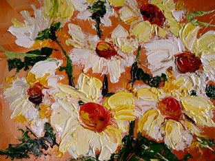 I Think He Loves Me by Judy Mackey |  Side View of Artwork 