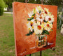 Original art for sale at UGallery.com | I Think He Loves Me by Judy Mackey | $350 | oil painting | 12' h x 12' w | thumbnail 4
