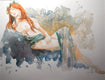 Original art for sale at UGallery.com | Idyll by Patrick Soper | $410 | watercolor painting | 11' h x 14' w | thumbnail 1