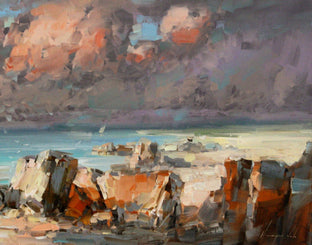 The Cliffs by Vahe Yeremyan |   Closeup View of Artwork 