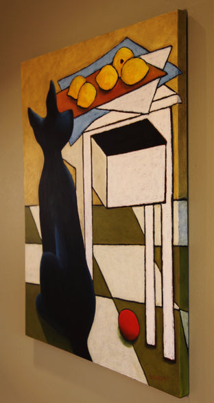Lemons by Jaime Ellsworth |  Side View of Artwork 