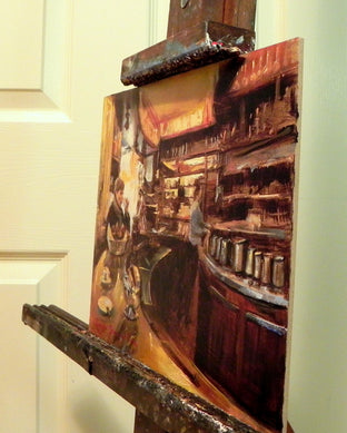 Morning Coffee by Jonelle Summerfield |  Side View of Artwork 