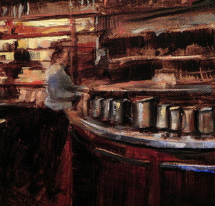 Morning Coffee by Jonelle Summerfield |   Closeup View of Artwork 
