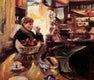 Original art for sale at UGallery.com | Morning Coffee by Jonelle Summerfield | $400 | oil painting | 9' h x 12' w | thumbnail 3