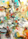 Original art for sale at UGallery.com | Madame Butterfly lll by DL Watson | $2,500 | acrylic painting | 40' h x 30' w | thumbnail 1