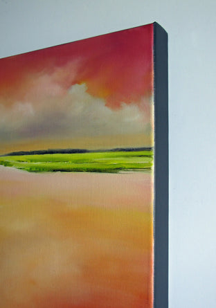 Marsh Glow II by Nancy Hughes Miller |  Side View of Artwork 