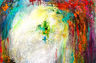 Misty Cove by DL Watson |  Side View of Artwork 