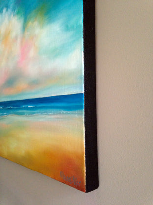 Morning Sea by Nancy Hughes Miller |  Side View of Artwork 